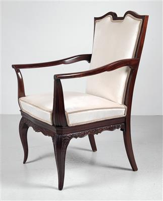 Otto Prutscher, chair for the apartment of Max Reinhardt, Vienna, executed by T. Pfaffenbichler, Vienna, c. 1910 - Secese a umění 20. století