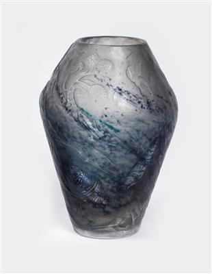 A rare “seabed” intercalaire vase, Emile Gallé, Nancy, c. 1899 - Jugendstil and 20th Century Arts and Crafts
