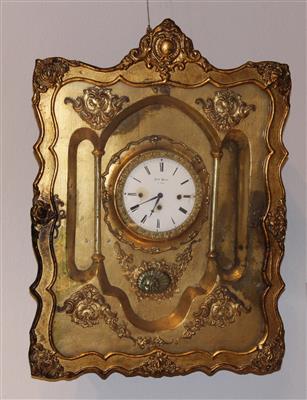 Kleine Biedermeier Rahmenuhr "Josef Klein in Wien" - Antiques