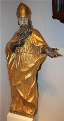 Skulptur Bischof, Anfang 20. Jh., - Antiquitäten
