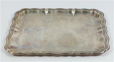 Wiener Silber Tablett, - Antiquitäten