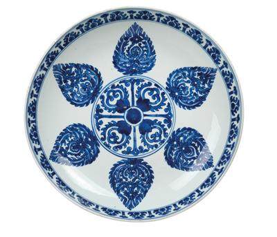Blau-weißer Teller für den islamischen Markt - Starožitnosti