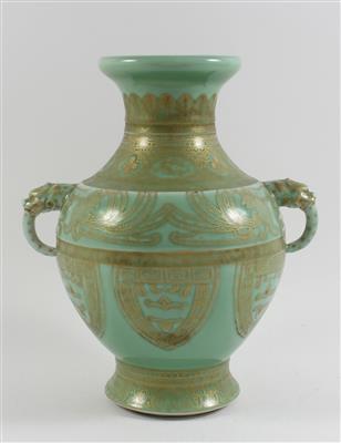 Seladon-Vase, - Antiques