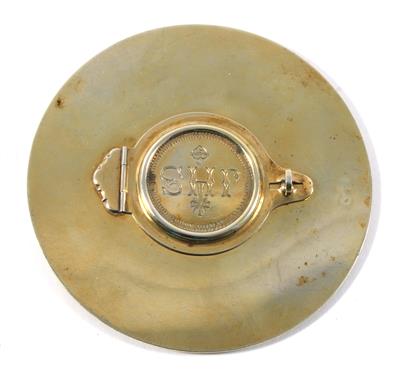 Wiener Silber, vergoldete Hostienplatte, - Antiques