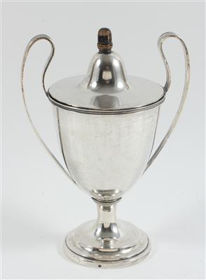Empire Silber Deckelgefäß von 1803, - Antiques