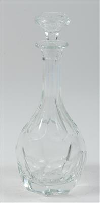 Glas Karaffe der Firma Ludwig Moser, - Antiquitäten