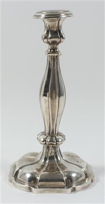 Wiener Silber Kerzenleuchter von 1860, - Antiquariato