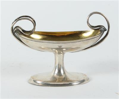 Wiener Silber Empire Gewürzschälchen mit Innenvergoldung von 1811, - Antiquariato