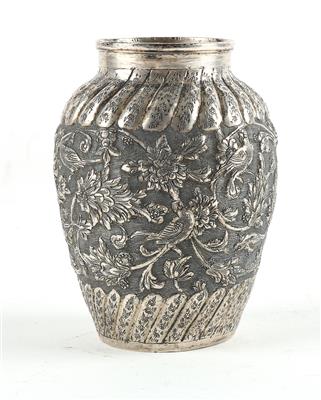 Iranische Silber Vase, - Asiatica