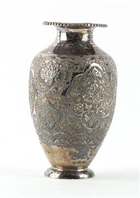Persische Silber Vase, - Asiatica