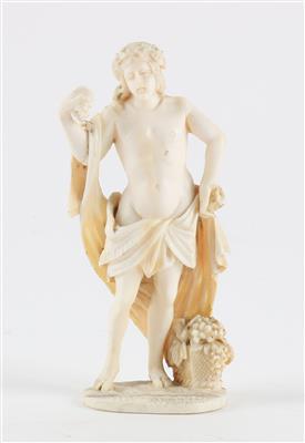 Bacchus, Elfenbeinfigur, - Antiquitäten
