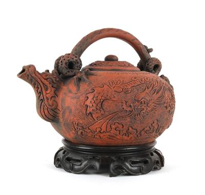 Große Teekanne, China, Marke Zhong Guo Tao Yi, um 1970 - Antiquitäten