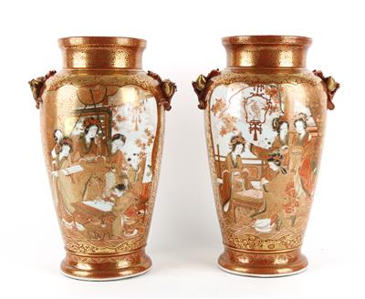 1 Paar Kutani Vasen, - Asiatika