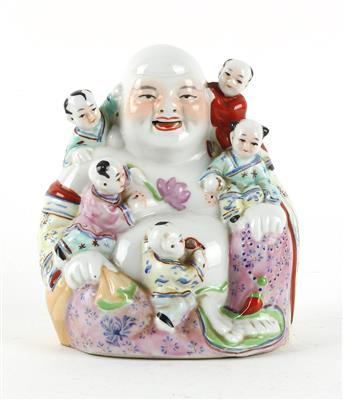 Buddha mit Kindern, - Asiatica