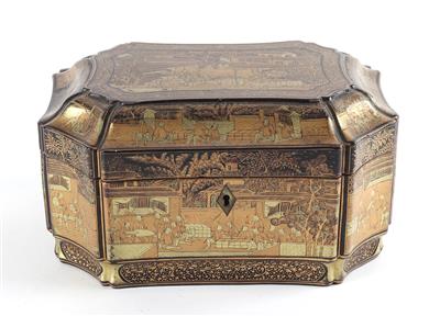 Export Lack-Tea Caddy, - Asiatika