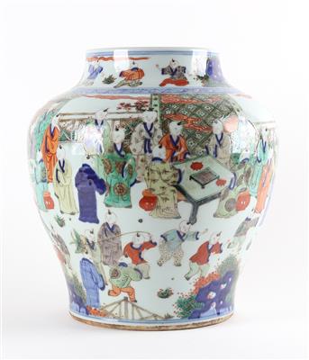 Famille verte Vase, - Asiatica