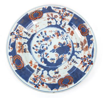 Großer Imari Teller, China, Kangxi Periode, - Asiatika