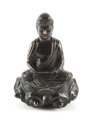 Sitzender Buddha, - Asiatika