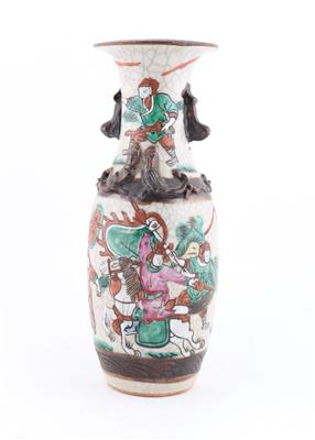 Famille rose Vase, - Antiquitäten - Saisonabschlussauktion