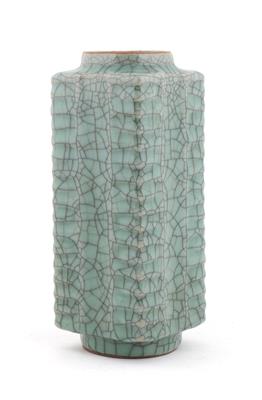 Seladon glasierte Vase, - Antiquitäten - Saisonabschlussauktion