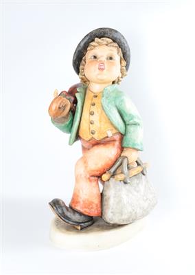 Seltene große Hummelfigur - Wanderbub - Antiquariato