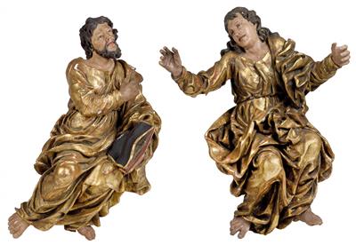Zwei Evangelisten, - Antiquitäten - Saisonabschlussauktion