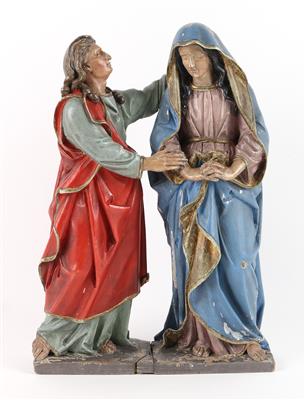 Hl. Maria und Johannes, - Antiquariato