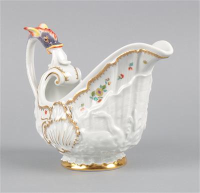 Schwanenservice-Sauciere, - Antiques