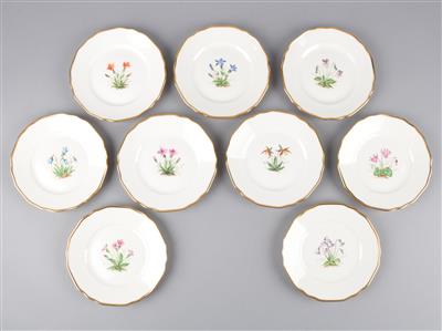 "Wiesenblumen" Dessertteller, - Antiques