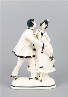 Pierrot und Columbine, - Antiquariato