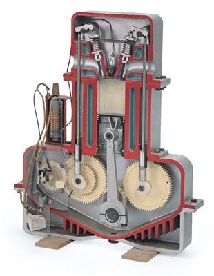 Ottomotor, Modell im Querschnitt - Starožitnosti