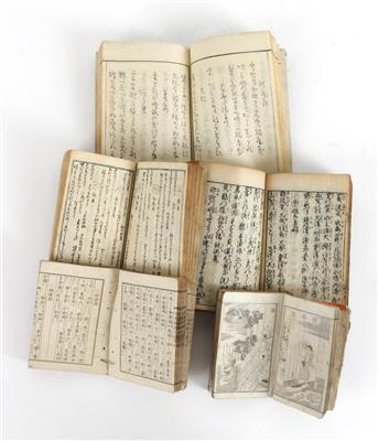 Konvolut von 5 watoji-hons, Japan, 19. Jahrhundert, - Asiatica and Art