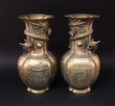 Paar Vasen, - Asiatica a Umění
