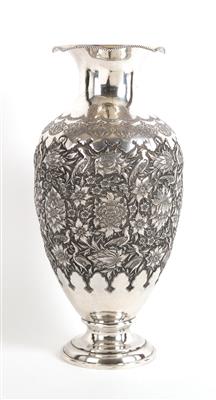Persische Silber Vase, - Asiatica a Umění
