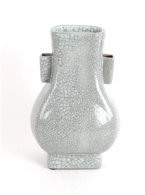 Seladon glasierte Vase, hu - Asiatica a Umění