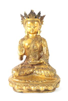 Buddha Amoghasiddhi, - Antiques