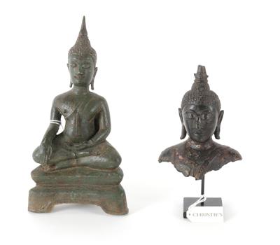 Buddha, Buddha-Büste, Schale - Antiquariato
