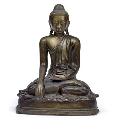 Buddha Shakyamuni, Burma, 19. Jh. - Antiquariato