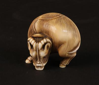 Wasserbüffel Netsuke, - Starožitnosti