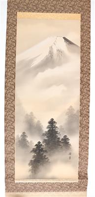 Japan, kakemono (Rollbild), Mitte 20. Jh., - Antiques