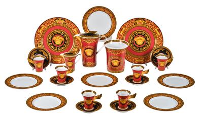 VERSACE 'Medusa' Kaffeeservice und andere Teile, - Antiquariato