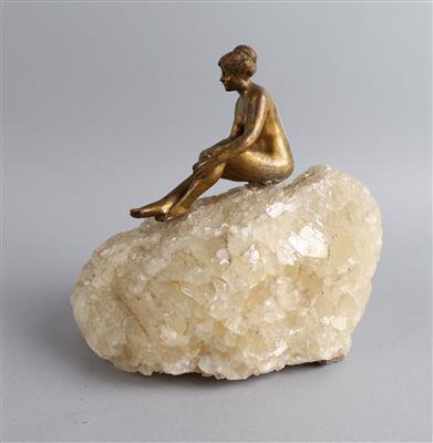 Wiener Bronze, weiblicher Akt, - Antiquitäten