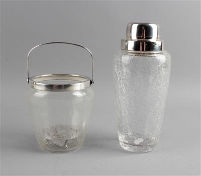 WMF - Shaker und Eiswürfelbehälter, - Antiquitäten
