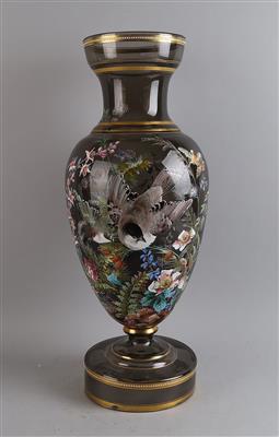 Große Vase, Gräflich Harrach'sche Glashütte, Neuwelt Ende 19. Jh., - Works of Art