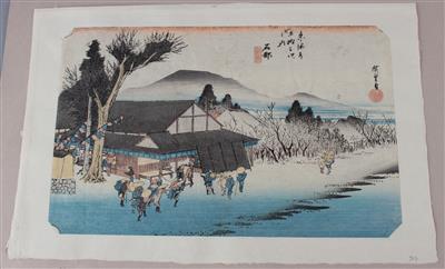 Hiroshige (1797-1858 - Antiquitäten