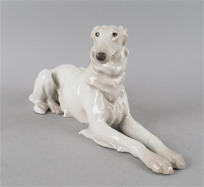Liegender Windhund, - Works of Art