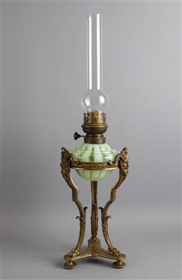 Karl Kneusel, Zeulenroda - Petroleum Lampe, - Antiquitäten