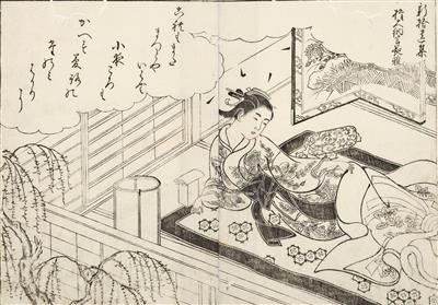 Nishikawa Sukenobu (1671-Kyo - Works of Art