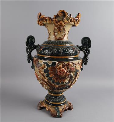 Vase, Wilhelm Schiller  &  Sohn, Bodenbach Ende 19. Jh., - Antiquariato
