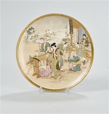 Satsuma Teller, Japan, Meiji Zeit (1868-1912), - Works of Art